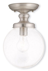 Northampton 1 Light 8 Inch Wide Flush Mount by Livex - 50911