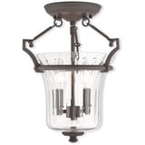 Cortland 2 Light 11 Inch Wide Semi Flush Mount by Livex - 50921
