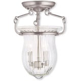 Andover 2 Light 10 Inch Wide Semi Flush Mount by Livex - 50941