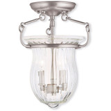 Andover 2 Light 10 Inch Wide Semi Flush Mount by Livex - 50941