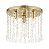 Elizabeth 3 Light 11 Inch Wide Flush Mount by Livex - 51067
