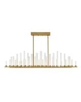 Trinity 1 Light Oversized Linear Chandelier by Fredrick Ramond - FR46108