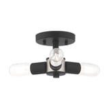 Copenhagen 3 Light 13.5 Inch Wide Flush Mount by Livex - 51137