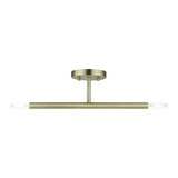 Copenhagen 2 Light 17 Inch Length Semi Flush Mount by Livex - 51179