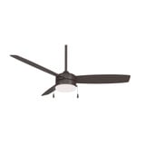 Airetor III 54 Inch 3 Blade Ceiling Fan with Light Kit by Minka Aire - F670L