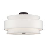 Fontana 5 Light 21 Inch Wide Semi Flush Mount by Livex - 60028