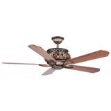 Estela 5 Blade Ceiling Fan with Light Ki 52 Inches Wide by Wind River Fans - WR1431