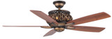 Estela 5 Blade Ceiling Fan with Light Ki 52 Inches Wide by Wind River Fans - WR1431