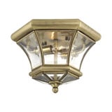Monterey/Georgetown 2 Light 10.5 Inch Wide Outdoor Flush Mount by Livex - 7052