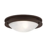 Ariel 2 Light 11 Inch Wide Flush Mount by Livex - 7057