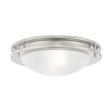 Ariel 2 Light 13 Inch Wide Flush Mount by Livex - 7058