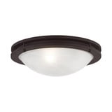 Ariel 3 Light 17 Inch Wide Flush Mount by Livex - 7059