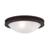 Ariel 3 Light 17 Inch Wide Flush Mount by Livex - 7059