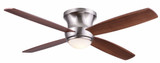 Zorion 4 Blade Hugger Ceiling Fan with Light 52 Inch W by Wind River Fans - WR1464