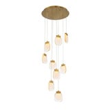Paget 9 Light Small Chandelier by Eurofase - 38043