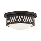 Westfield 2 Light 11 Inch Wide Flush Mount by Livex - 7351