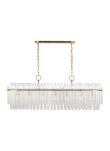 Beckett 7 Light Art Deco Linear Chandelier by Visual Comfort Studio - CC1307