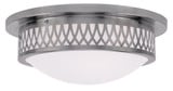 Westfield 3 Light 15 Inch Wide Flush Mount by Livex - 7353