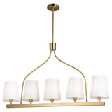 Rhythm 5 Light Oversized Linear Island Pendant by Artcraft - SC13336-6