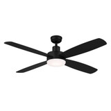 Aeris 4 Blade Ceiling Fan with Light Kit 52 Inches Wide by Wind River Fans - WR1602