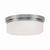Stratus 2 Light 8 Inch Wide Flush Mount by Livex - 7390