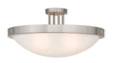 New Brighton 5 Light 24 Inch Wide Semi Flush Mount by Livex - 73958