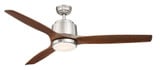 Reya 3 Blade Ceiling Fan with Light Kit 56 Inch Wide by Wind River Fans - WR1765
