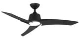 McKenzie 3 Blade Ceiling Fan with Light Kit 48 Inch W by Wind River Fans - WR2009