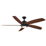 Armand 5 Blade Ceiling Fan 14 Inch Tall and 56 Inch Wide by Wind River Fans - WR2056