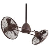 Gyro Wet 6 Blade Ceiling Fan with Light Kit 42 Inches Wide by Minka Aire - F402L