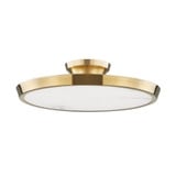 Draper 1 Light 15.5 Inch Wide Flush Mount by Hudson Valley - 3600