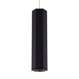 Sean Lavin 1 LED Freejack Pendant 12.5 Inch Tall by Visual Comfort Modern - FR-700-BLK-12