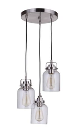 Foxwood 3 Light Medium Pendant by Craftmade - 53692