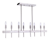 Larrson 8 Light Mini Linear Island Pendant by Craftmade - 54378