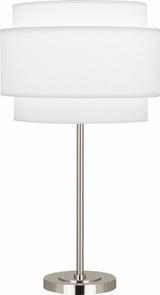 Decker 1 Light Table Lamp 7.5 Inches by 28.75 Inches High by Robert Abbey - DeckerT28