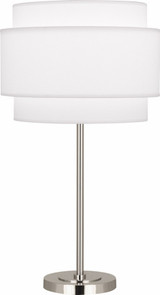 Decker 1 Light Table Lamp 7.5 Inches by 28.75 Inches High by Robert Abbey - DeckerT28