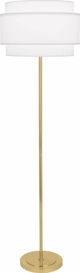 Decker 1 Light Floor Lamp 10.5 Inches by 62.63 Inches High by Robert Abbey - DeckerF62