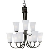 Logan 9 Light Large 2 Tier Chandelier by Maxim - 10046FT