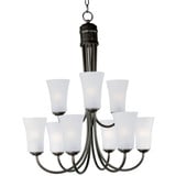 Logan 9 Light Large 2 Tier Chandelier by Maxim - 10046FT
