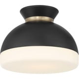 Gidget 1 Light Flush Mount 7.5 Inch Tall and 10.25 Inch Wide by Crystorama - GID-4000