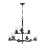 Corona 9 Light Large 2 Tier Chandelier by Maxim 10206CLSN - 10206
