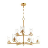 Corona 9 Light Large 2 Tier Chandelier by Maxim 10206CLSN - 10206