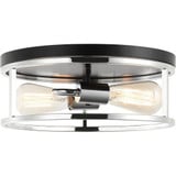 Clarke 2 Light 14 Inch Wide Flush Mount by Matteo - M15502