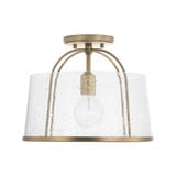 Madison 1 Light 13 Inch Wide Semi Flush Mount by HomePlace - 247011