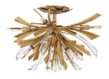 9 Light 24 Inch Wide Semi Flush Mount by Fredrick Ramond - FR40903