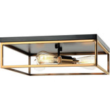 Clarke 3 Light 60W 16 Inch Wide Flush Mount by Matteo - M15543