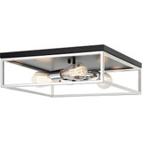 Clarke 3 Light 60W 16 Inch Wide Flush Mount by Matteo - M15543