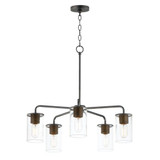 Sleek 5 Light Medium Chandelier by Maxim - 11846-5