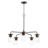 Sleek 5 Light Medium Chandelier by Maxim - 11846-5