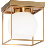 Squircle 1 Light 7 Inch Wide Flush Mount by Matteo - X03801